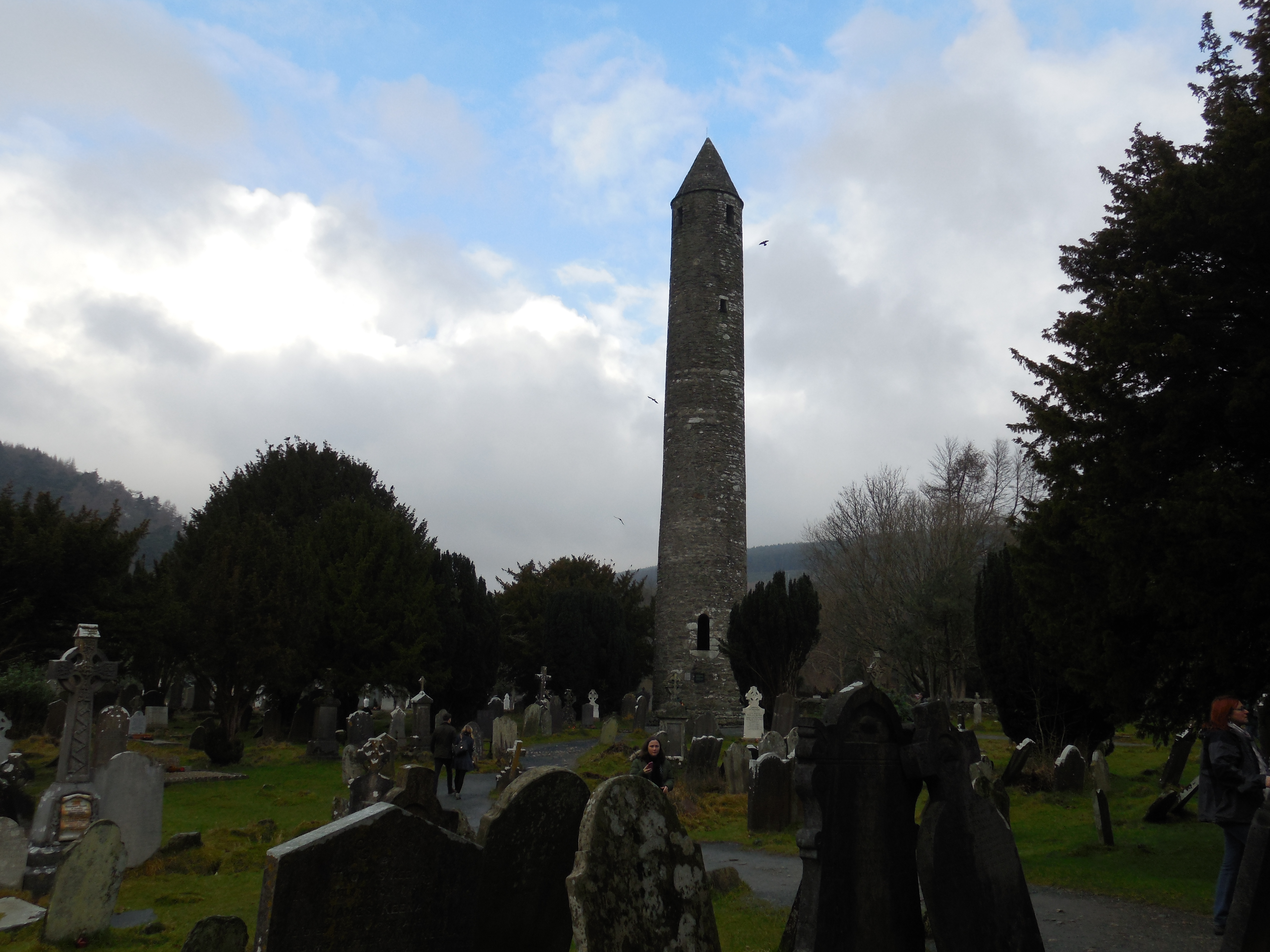 Glendalough Cemetery and Round Tower
